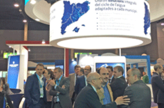 Ir a la noticia Destacada afluencia en el stand de AGBAR en la primera edición de IWater en Barcelona