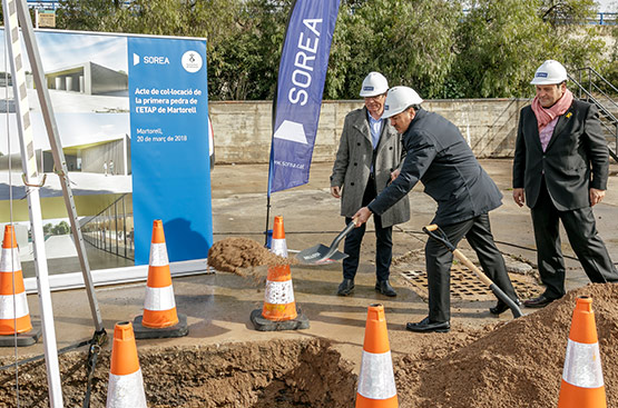 Ir a la noticia Iniciamos las obras para construir la Estación de Tratamiento de Agua Potable (ETAP) de Martorell